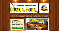 Desktop Screenshot of dingsanddents.com